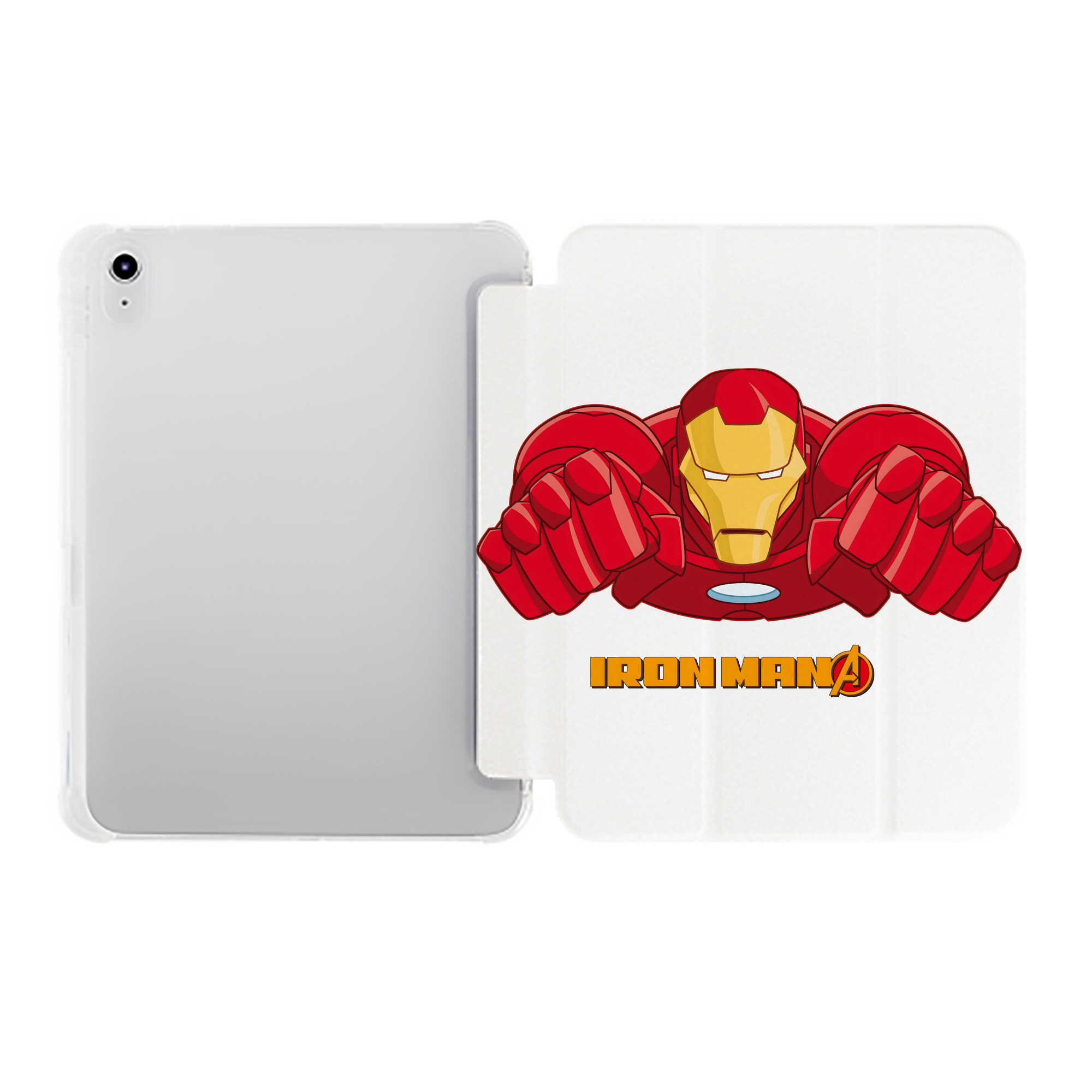 （画像用） アベンジャーズ The Avengers IPad ケース ペン収納付き 三つ折りスタンド PUレザー×シリコン 対応機種9.5/10.5/10.9インチ